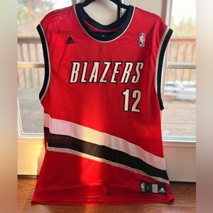 NBA Portland Trail Blazers Red Jersey Aldridge, size L ( see pictures)